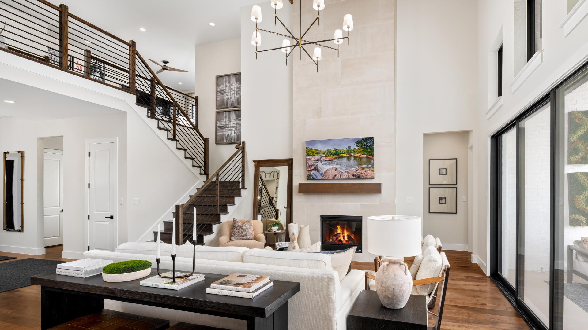 Open-concept living in every home design 