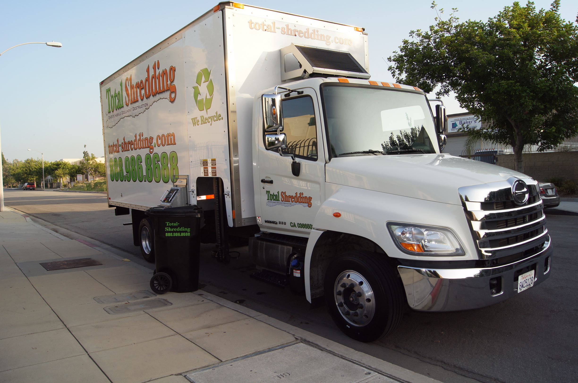 Our state of the art mobile shredding trucks can handle all of your document and media disposal needs.