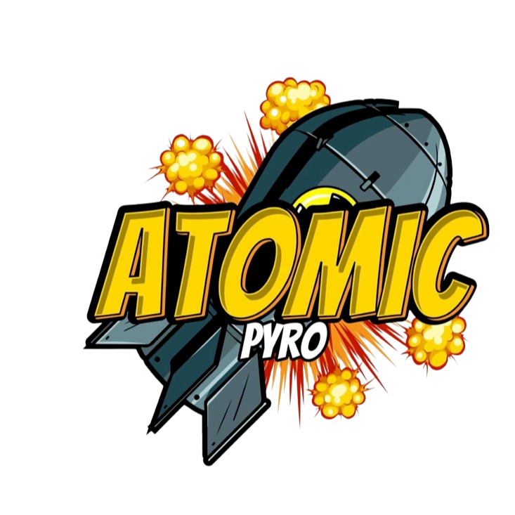 Atomic Pyro Fireworks Logo