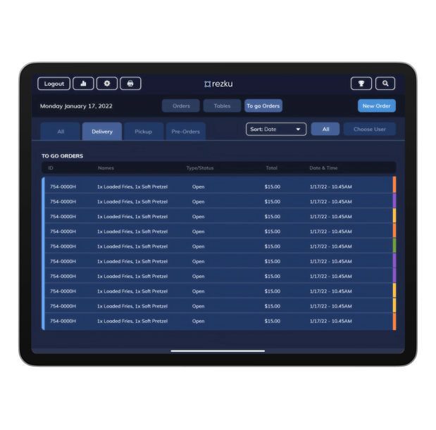 Images Rezku Restaurant Point of Sale