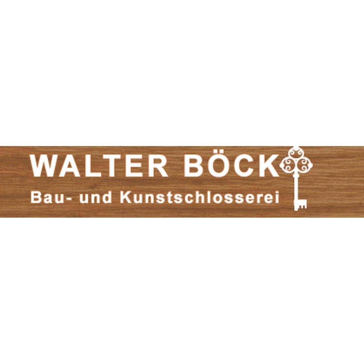 Walter Böck – Bau- und Kunstschlosserei Logo