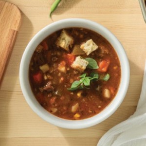 Campbell's® Culinary Reserve Frozen Ready to Eat Vegetable Beef With Barley Soup, 4 Pound Pouches, 4-Pack featured image