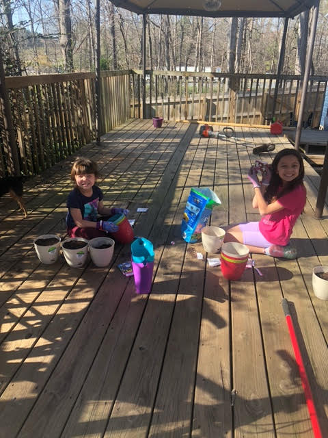 Happy Wednesday, Rockets! Serenity and her sister Amelia were so excited to pick out flower seeds to plant!  Send us your Spring pictures to scsa@edupix.org  spring  happyspring