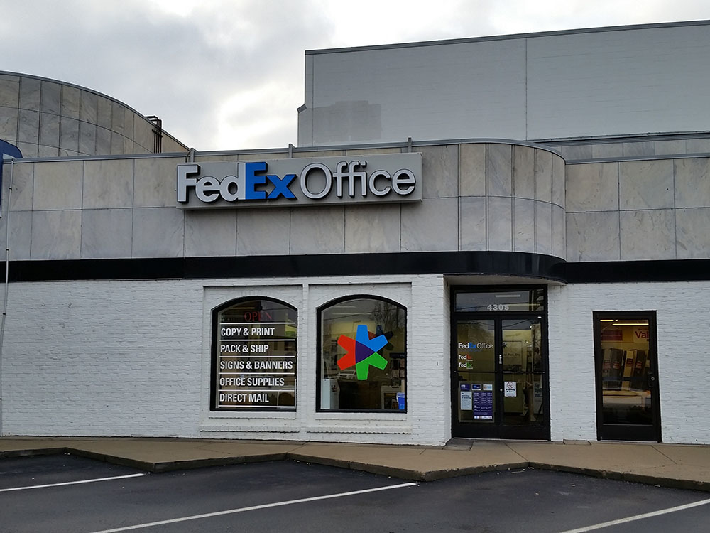 Exterior photo of FedEx Office location at 4305 Harding Pike\t Print quickly and easily in the self-service area at the FedEx Office location 4305 Harding Pike from email, USB, or the cloud\t FedEx Office Print & Go near 4305 Harding Pike\t Shipping boxes and packing services available at FedEx Office 4305 Harding Pike\t Get banners, signs, posters and prints at FedEx Office 4305 Harding Pike\t Full service printing and packing at FedEx Office 4305 Harding Pike\t Drop off FedEx packages near 4305 Harding Pike\t FedEx shipping near 4305 Harding Pike
