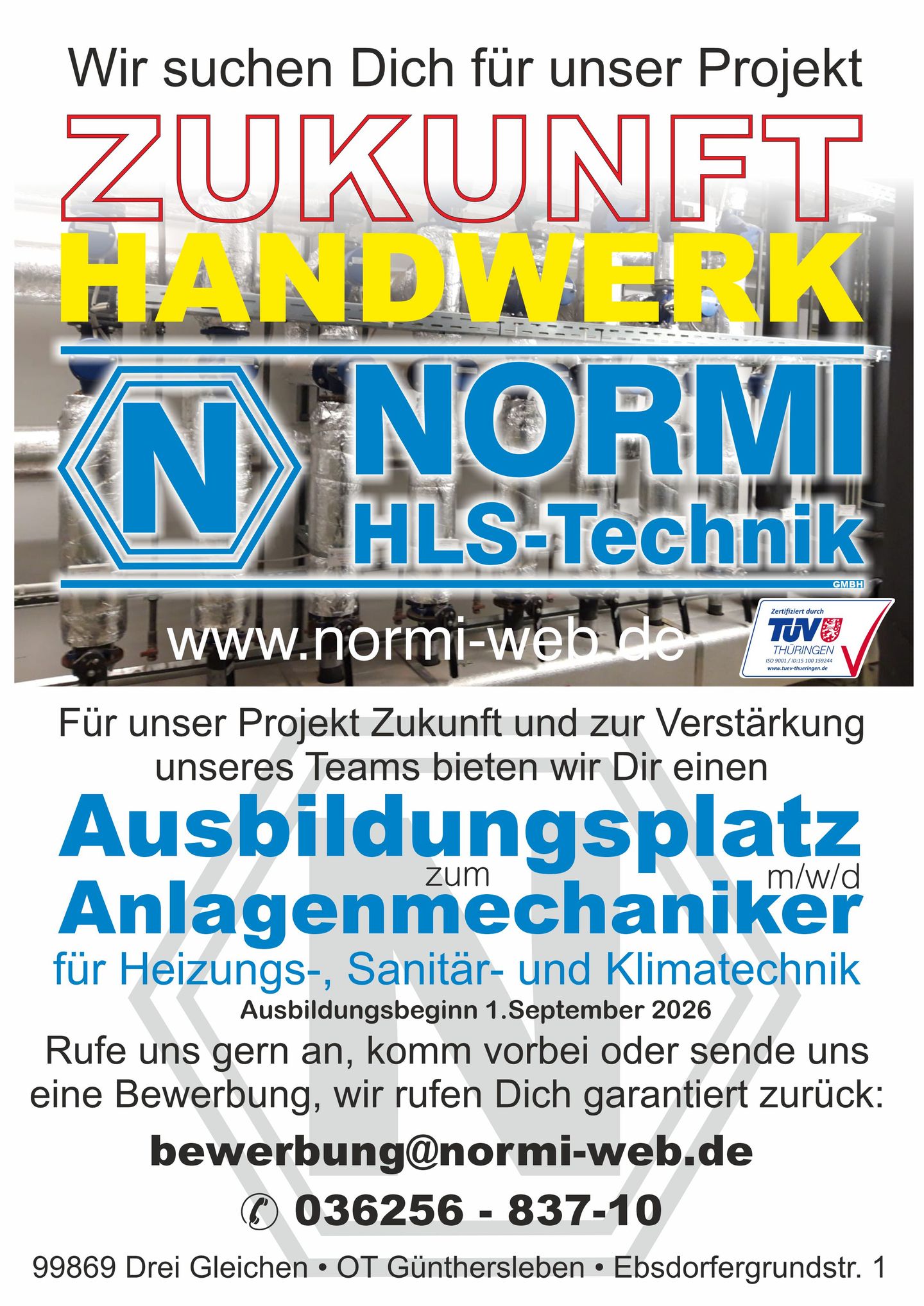 NORMI HLS-Technik GmbH, Ebsdorfergrundstr. 1 in Drei Gleichen