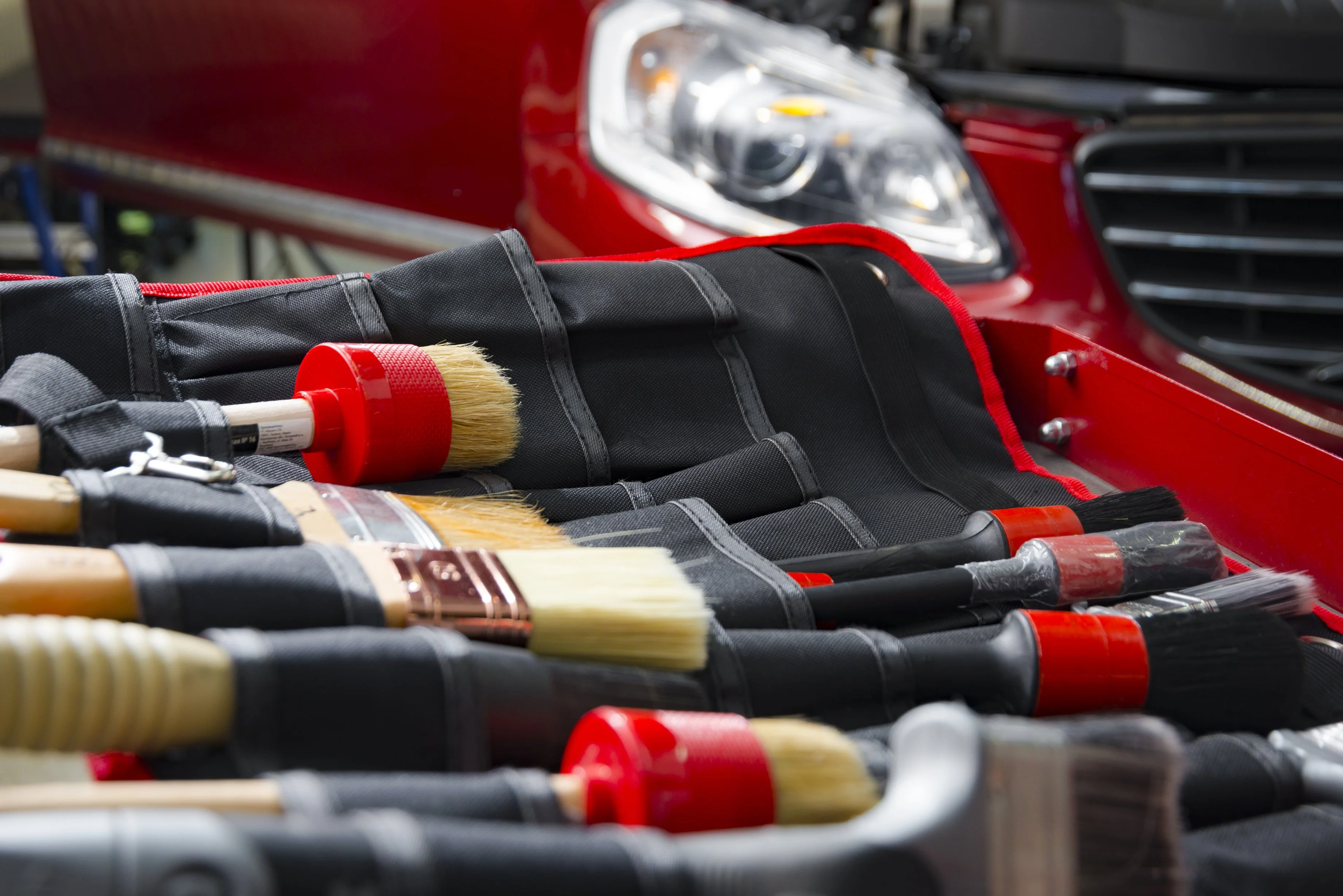 Tools used by Quality Auto Detailing LLC for dealership and consumer auto detailing services by appointment only.
