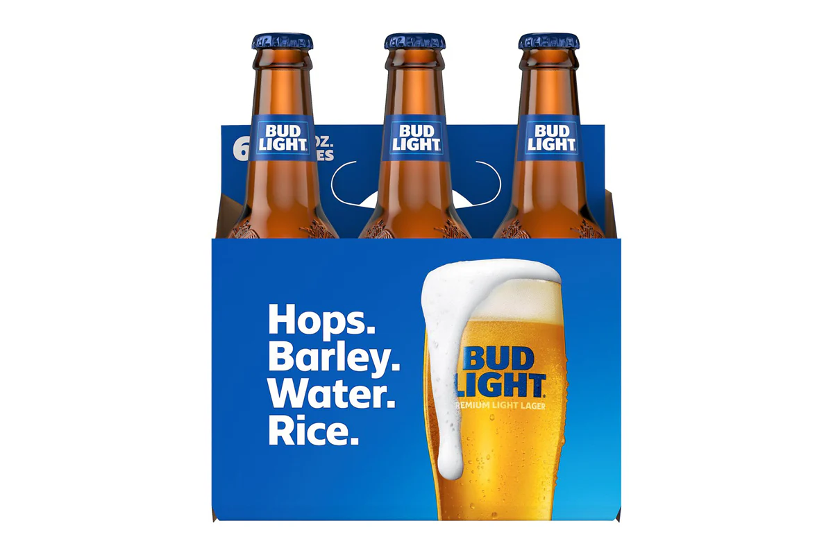 Bud Light 6 Pack Bottle - BEER & WINE