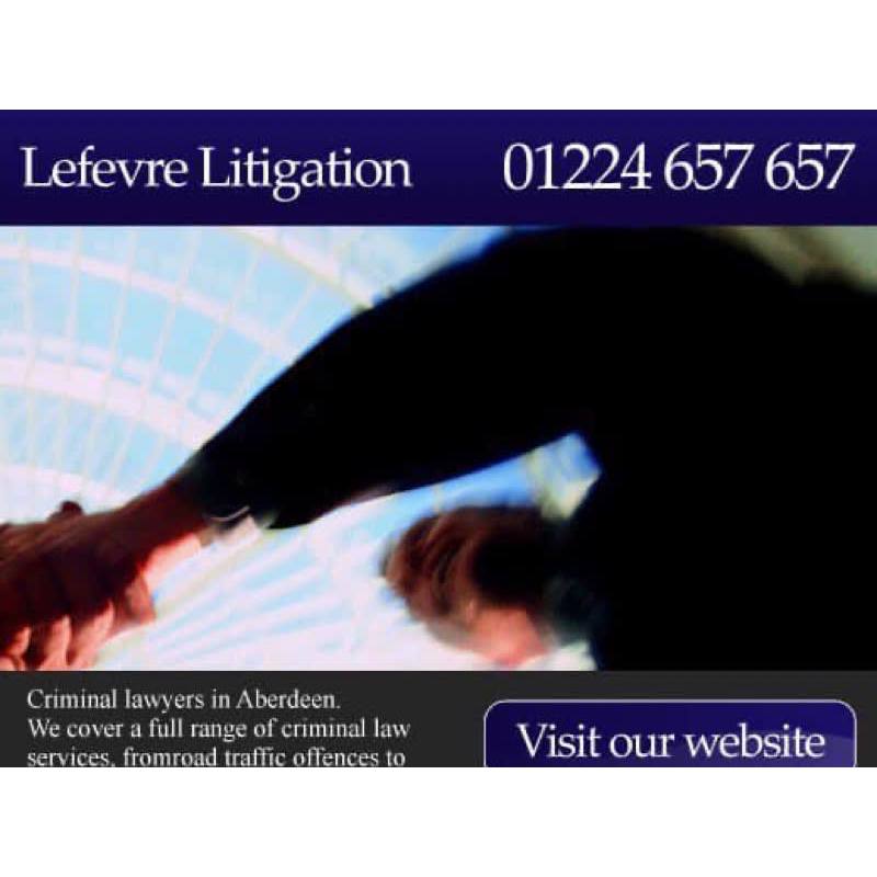 LOGO Lefevre Litigation Aberdeen 01224 657657