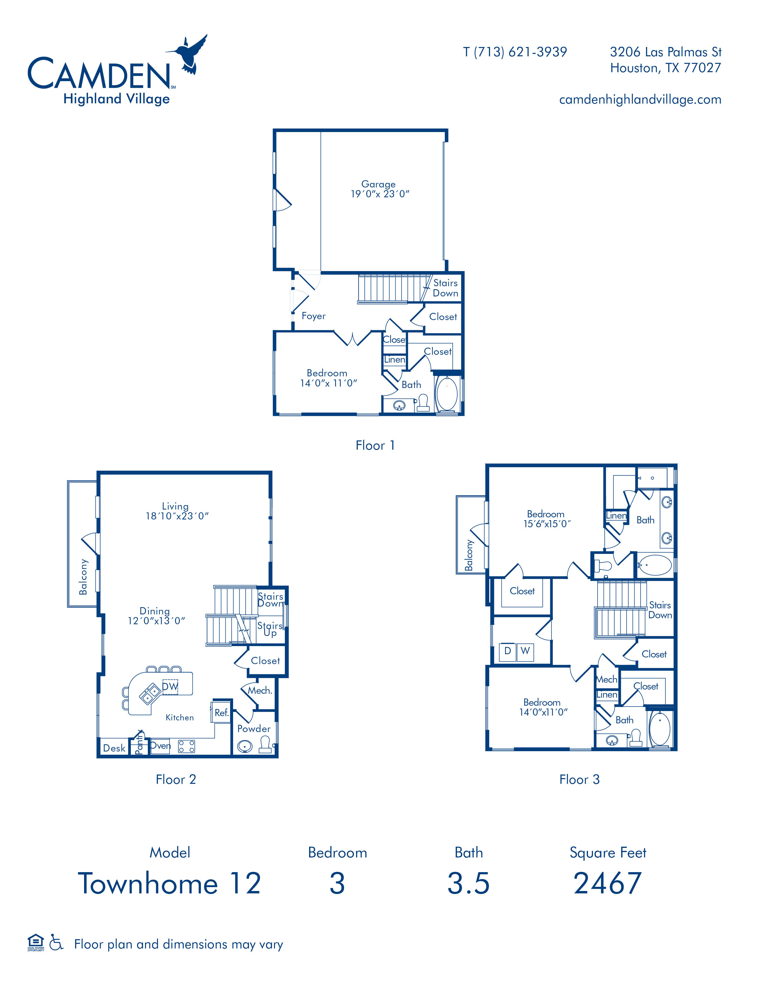 Camden Highland Village Apartments and Townhomes Photo