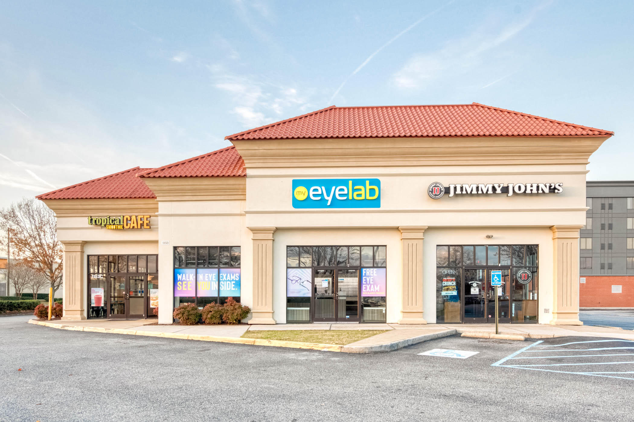Storefront at My Eyelab optical store in Norfolk, VA 23502