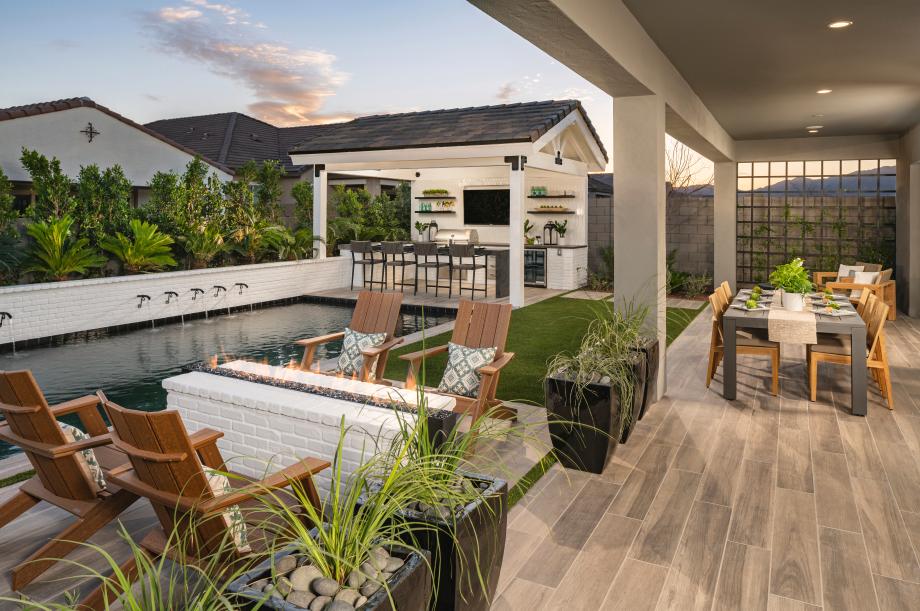 Outdoor living spaces ideal for entertaining