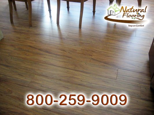 Rustic Oak Handscraped Laminate Floor