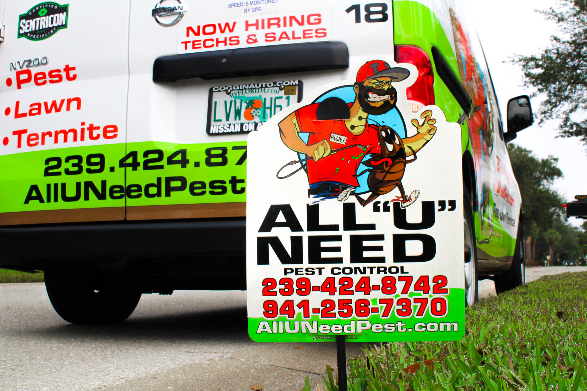From roaches to weeds and termites to wasps, All “U” Need is all you will ever need. No one likes an uninvited pest! Call us today for all your pest problems!