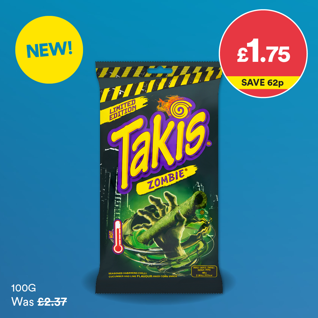 Takis zombie 100g - £1.75