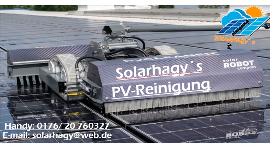 Bilder Solarhagy PV-Reinigung