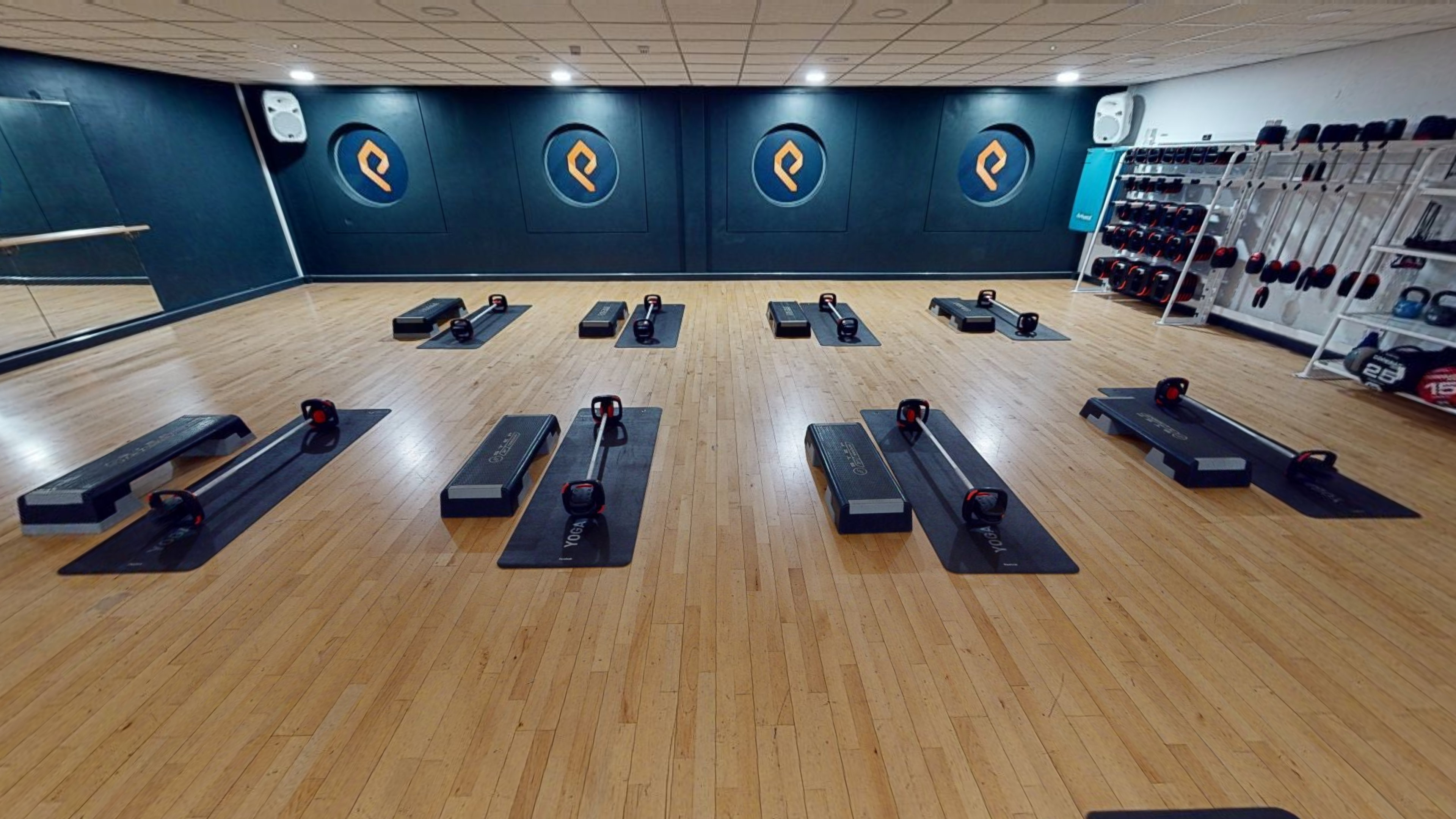 Group workout studio at Riverside Leisure Centre Riverside Leisure Centre Norwich 01603 671390