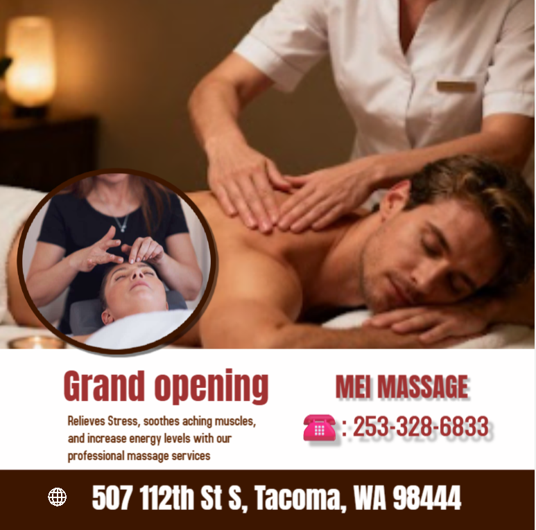 Massage techniques are commonly applied with hands, fingers, 
elbows, knees, forearms, feet, or a device. 
The purpose of massage is generally for the treatment of 
body stress or pain.