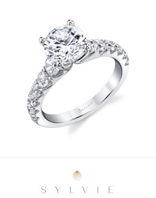 Sylvie Diamond Engagement Ring