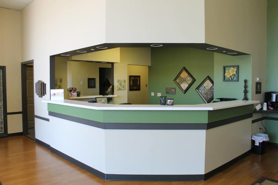 The reception area of our office. Rivergate Village Dental Madison (615)865-6000