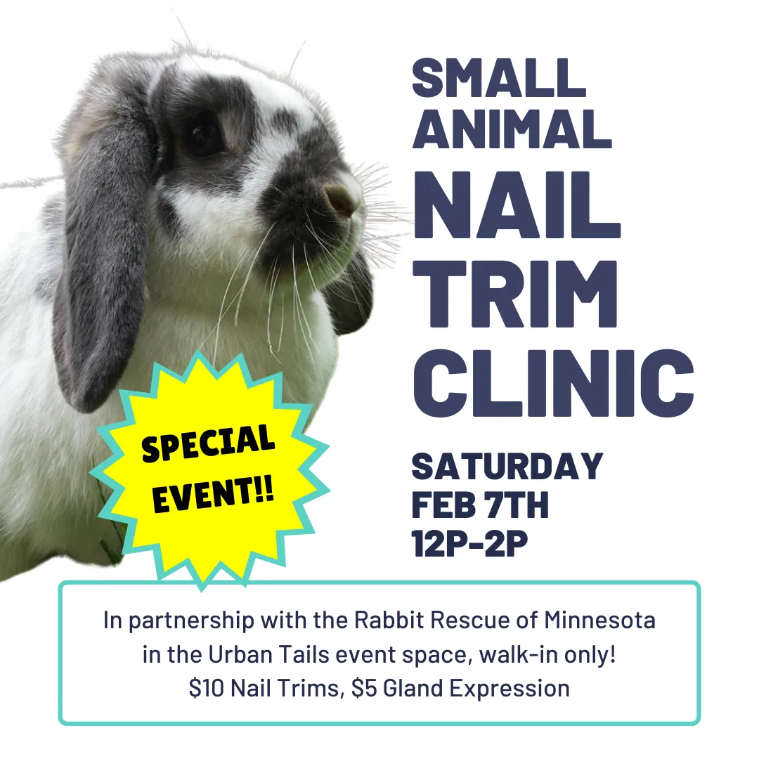 Image of Local Pet Event *Small Animal* Nail Trim Clinic Nearby