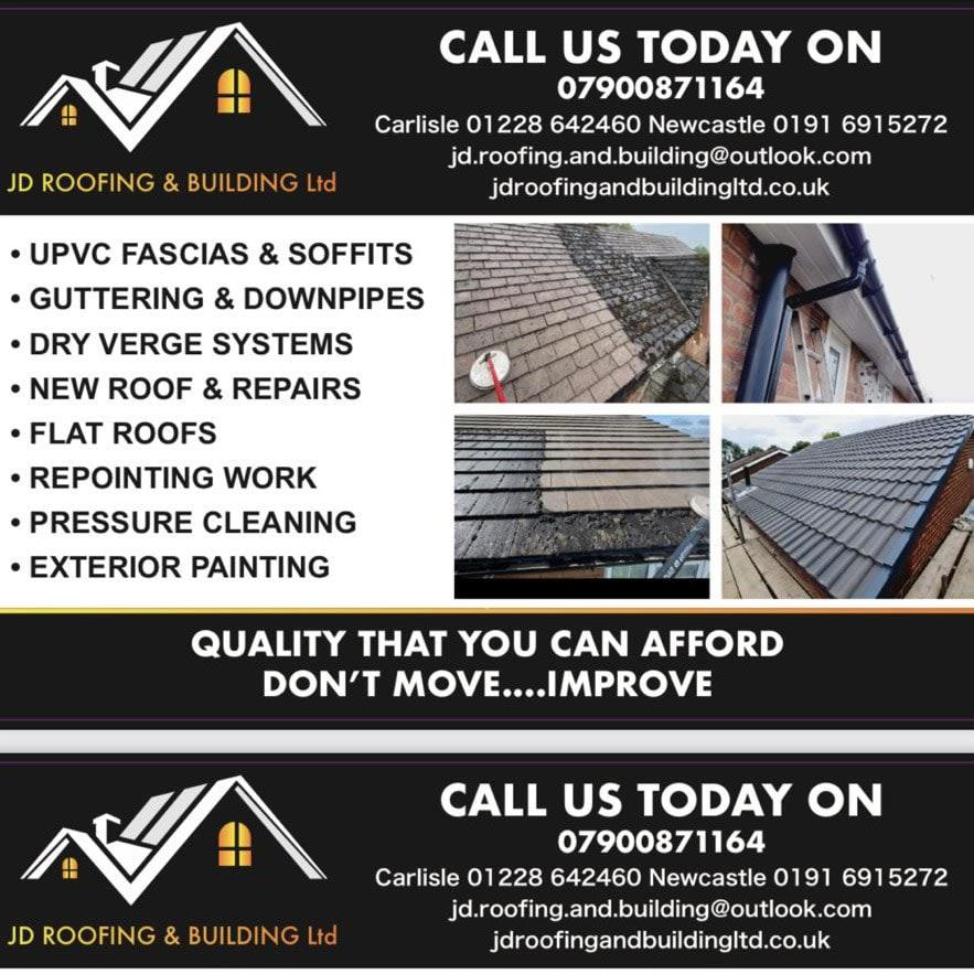 JD Roofing & Building Ltd Gateshead 01916 915272