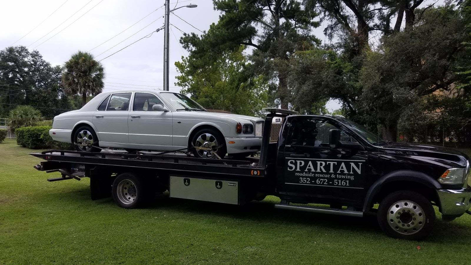 Spartan Towing Inc | (352) 672-5161 | Gainesville, FL | Light Duty Towing | Flatbed Towing | Wrecker Towing | Box Truck Towing | Dually Towing | Motorcycle Towing | Limousine Towing | Classic Car Towing | Luxury Car Towing | Sports Car Towing | Exotic Car Towing | Long Distance Towing | Tipsy Towing | Junk Car Removal | Winching & Extraction | Equipment Transportation | Moving Forklifts | Scissor Lifts Movers | Boom Lifts Movers | Roadside Assistance | Lockouts | Fuel Delivery | Jump Starts | Tire Service | Auto Transports | Mobile Mechanic