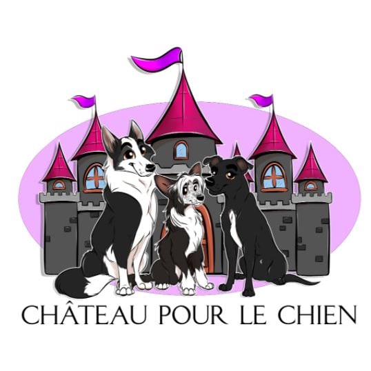 Château pour le chien Logo