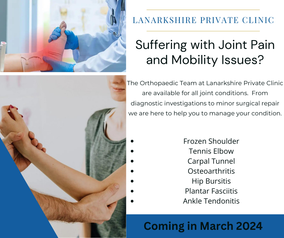 Lanarkshire Private Clinic Hamilton 01698 540380