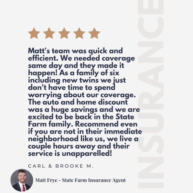 Images Matt Frye - State Farm Insurance Agent