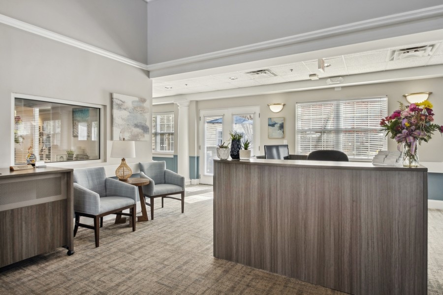 Morningside of Concord concierge desk and lobby