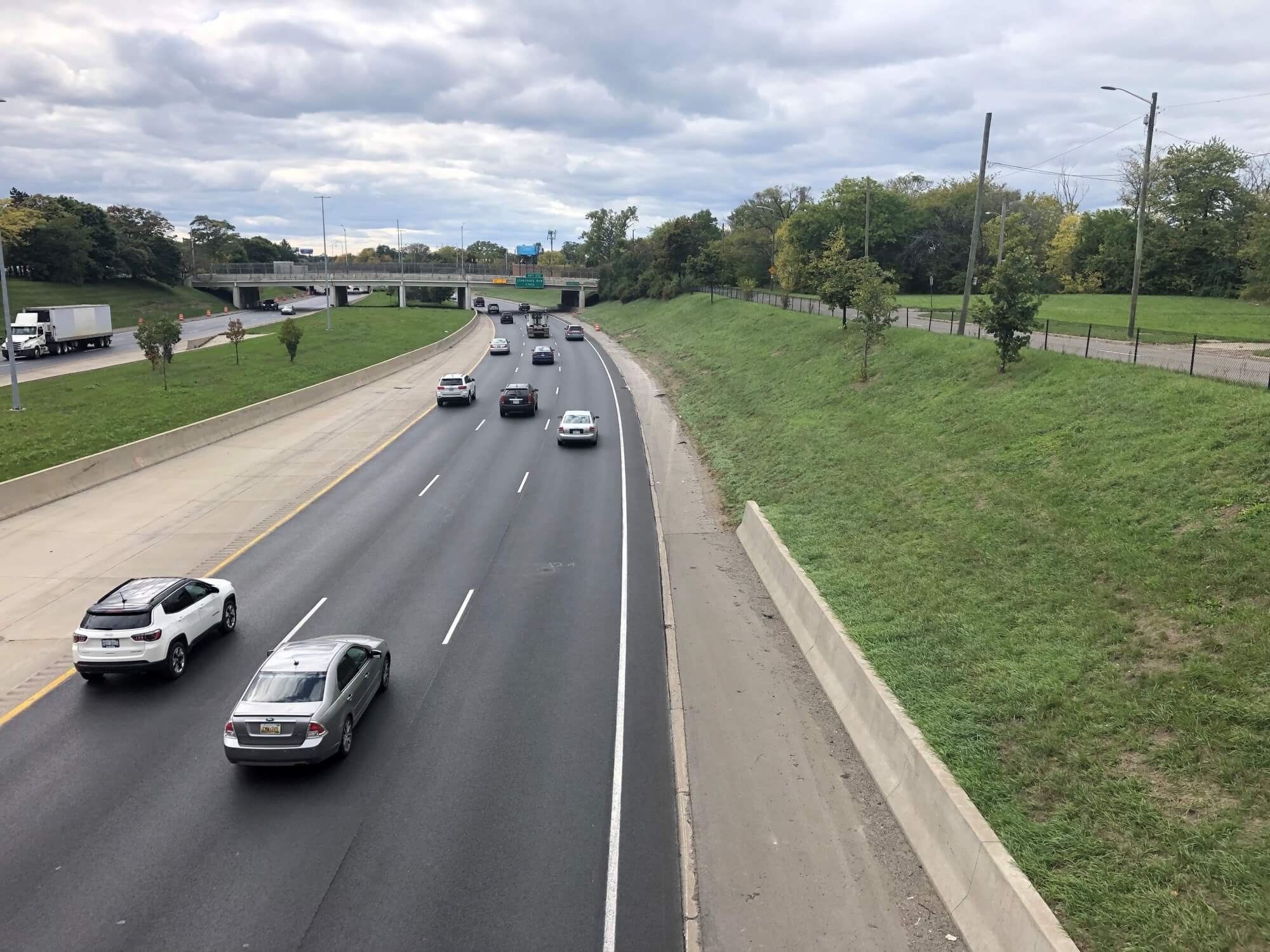 Asphalt construction in Michigan - I-94 Project