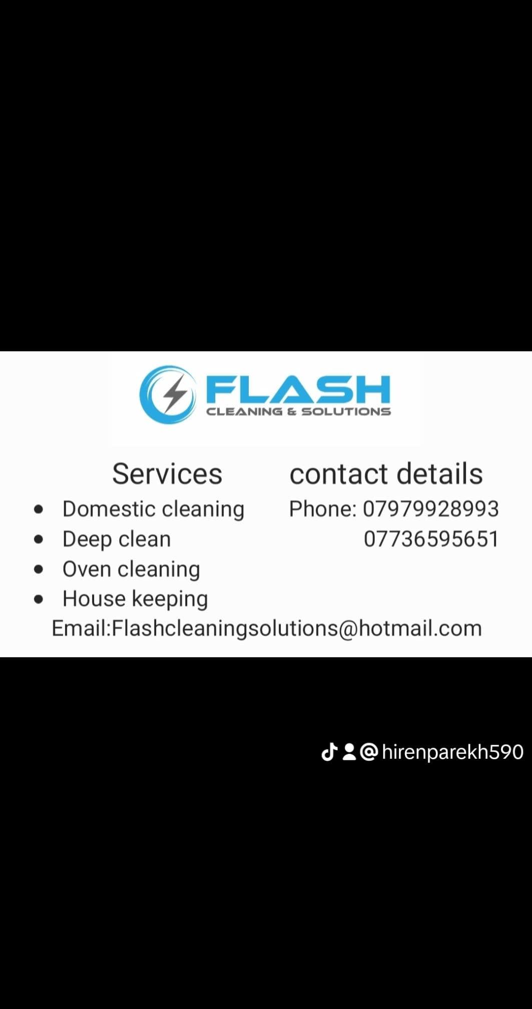 Flash Cleaning & Solutions Cardiff 07979 928993