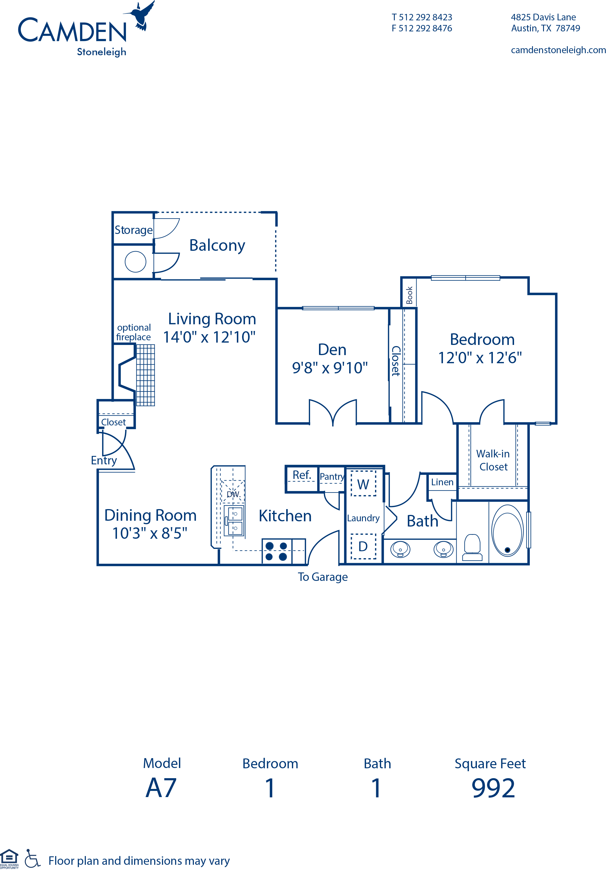 Camden Stoneleigh Apartments Photo