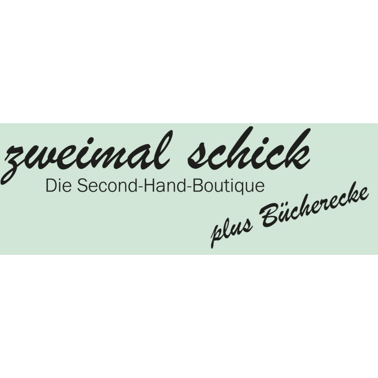 Logo zweimal schick- Die Second- Hand- Boutique