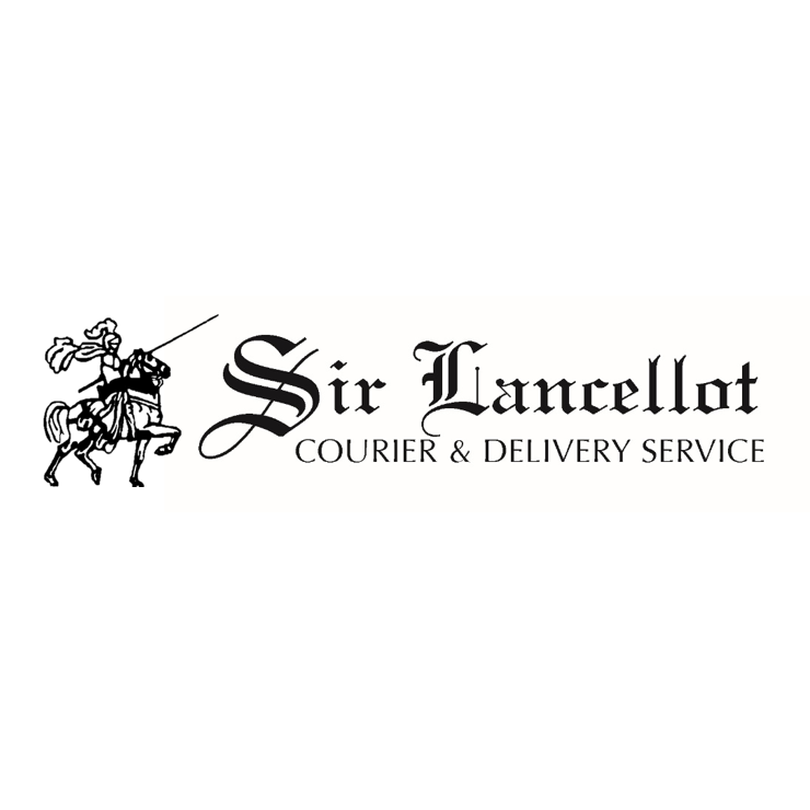 Sir Lancellot Courier and Delivery Service Logo