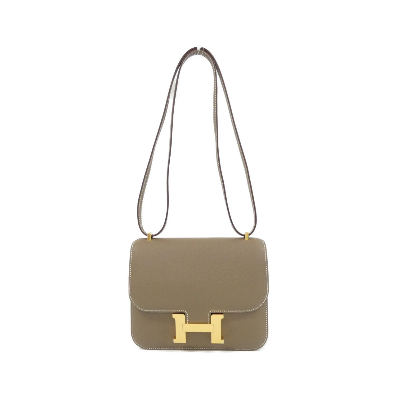 エルメス コンスタンス3 MINI 18cm 056347CC エプソン ETOUPE ゴールド金具 K刻印