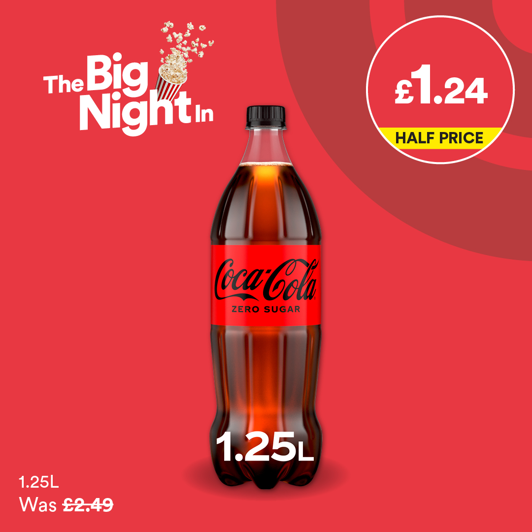 Coca-Cola 1.25l - £1.24