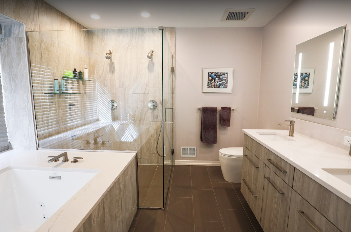 Cowdin Design + Build bathroom remodel project example