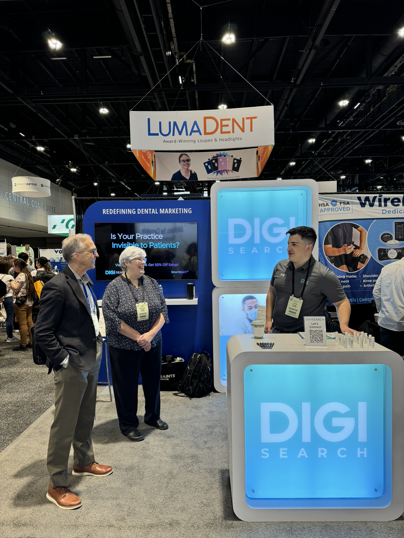 The DIGI Search booth at the 2025 Chicago Midwinter Meeting