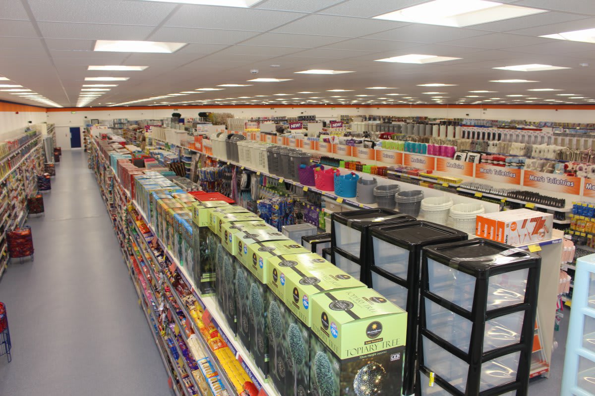 A first glimpse inside the new B&M Bargains in Urmston.