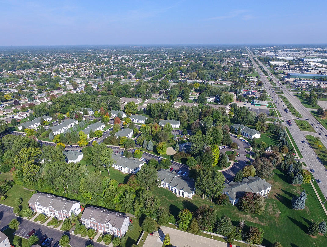 Aerial View Of Northview Park Apartment Homes