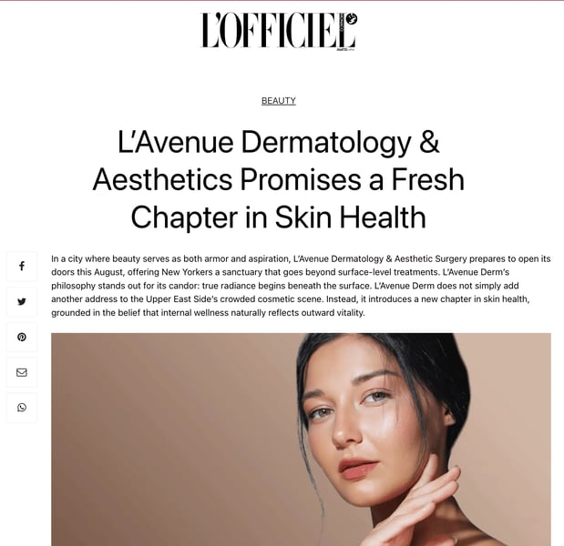 Images L'AVENUE Dermatology & Aesthetic Surgery