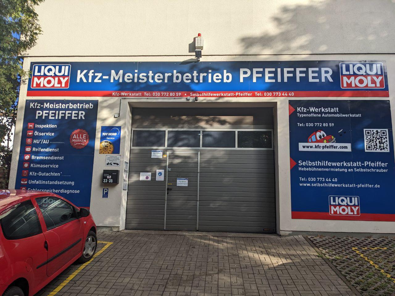 Kfz.-Meisterbetrieb Pfeiffer, Autoreparaturwerkstatt (Jürgen und Marcus Pfeiffer GbR), Elisabethstraße 33-35 in Berlin