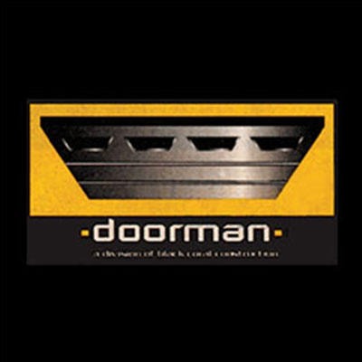 Doorman-A Division Of Black Coral Construction Logo