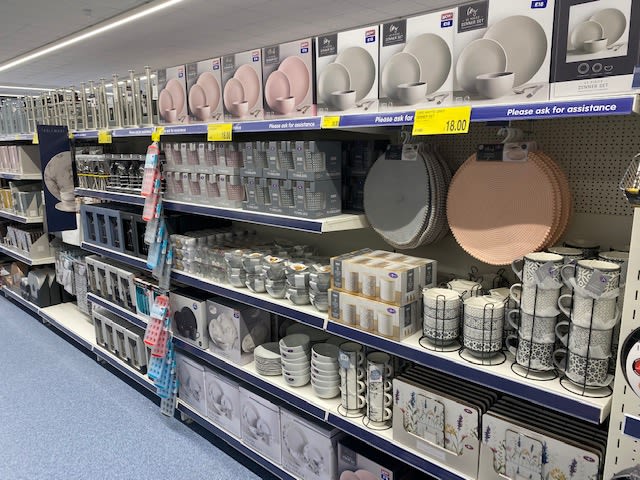 B&M's brand new store in Stechford stocks an extensive range of kitchen essentials, from cookware and utensils to placemats, dinnerware and glassware.