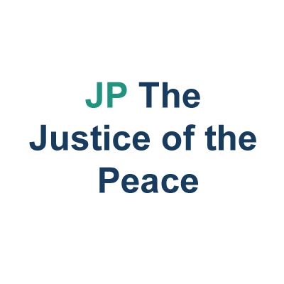 JP - Justice of the Peace Logo