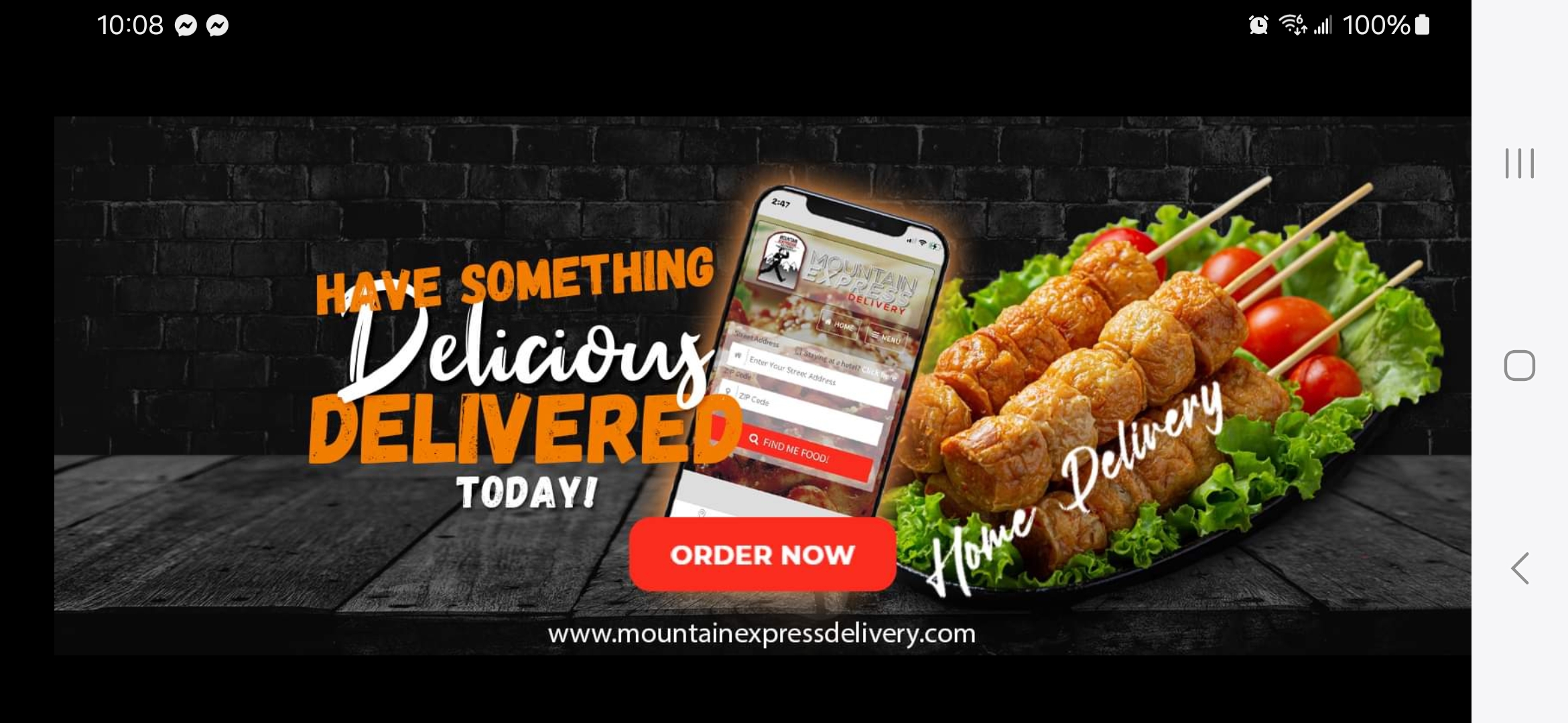 Mountain Express Delivery Image