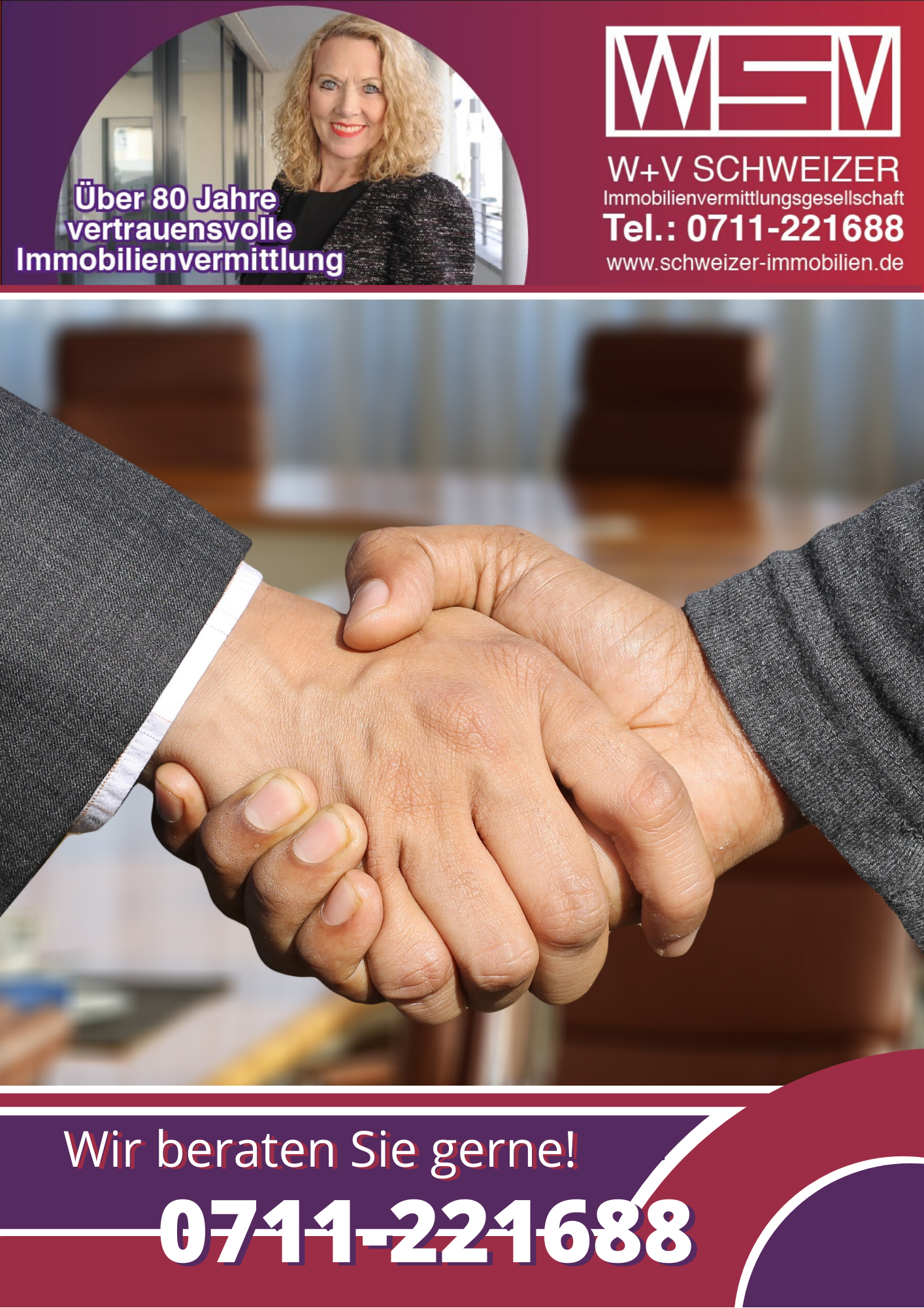 W+V Schweizer GmbH - Immobilienagentur, Calwer Straße 19 in Stuttgart