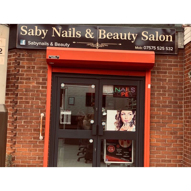 LOGO Saby Nail & Beauty Leicester 07575 525532