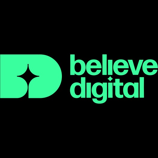 believe digital sparkle logo in green Believe Digital Bristol 08000 086566